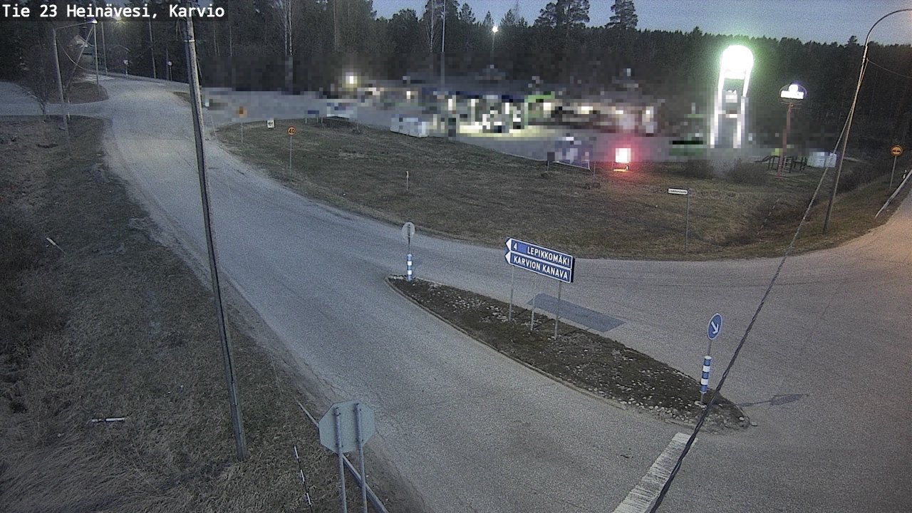 Weather Camera Image Road 23 Heinävesi, Karvio, Heinävesi, Pohjois-Karjala