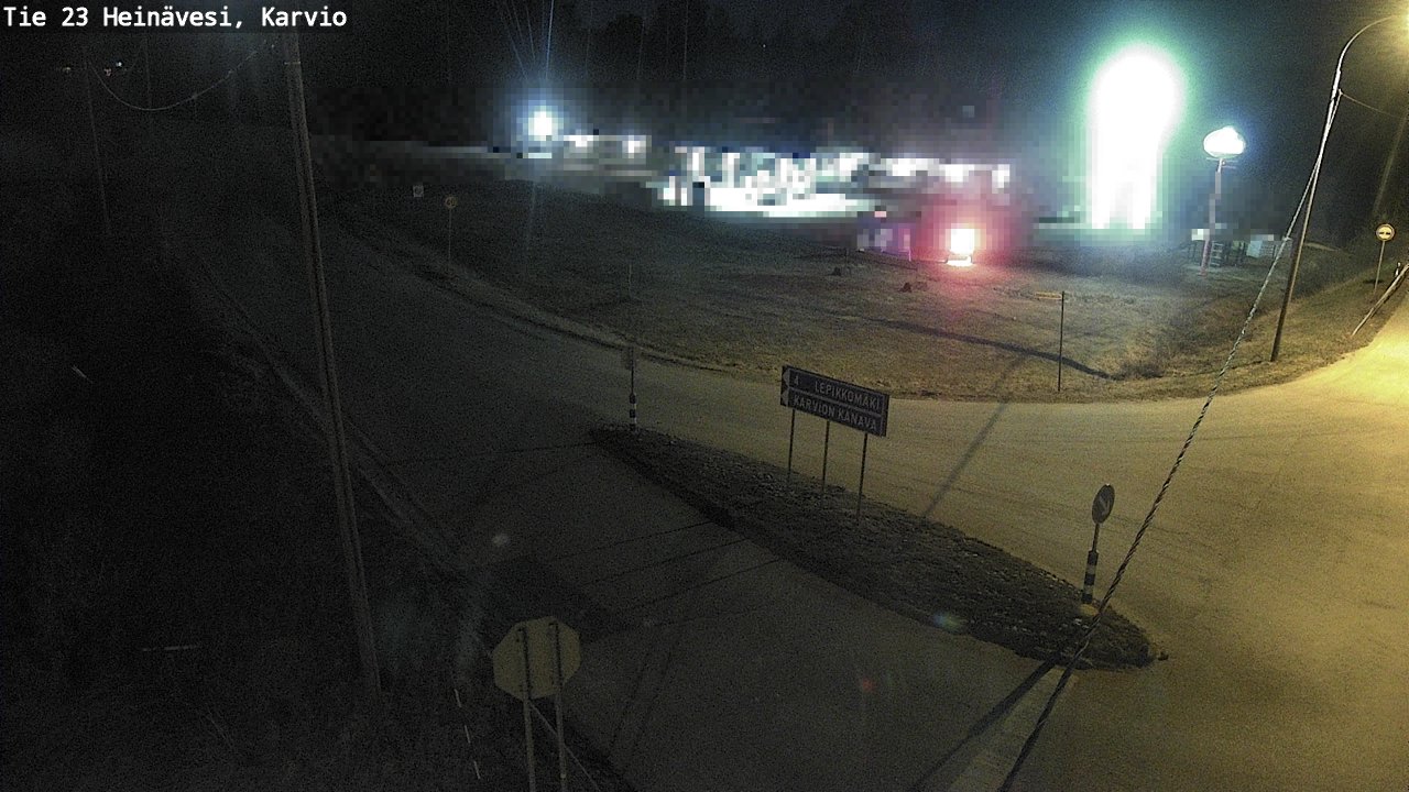 Weather Camera Image Road 23 Heinävesi, Karvio, Heinävesi, Pohjois-Karjala