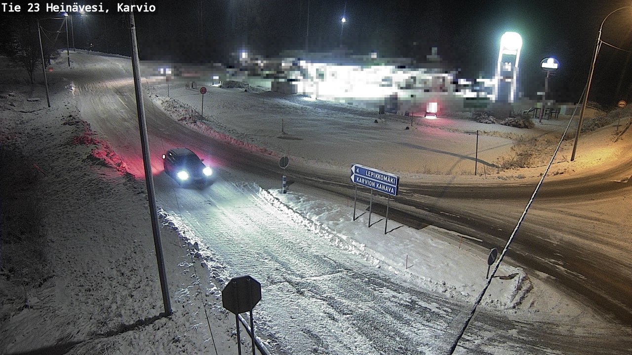 Weather Camera Image Väg 23 Heinävesi, Karvio, Heinävesi, Pohjois-Karjala
