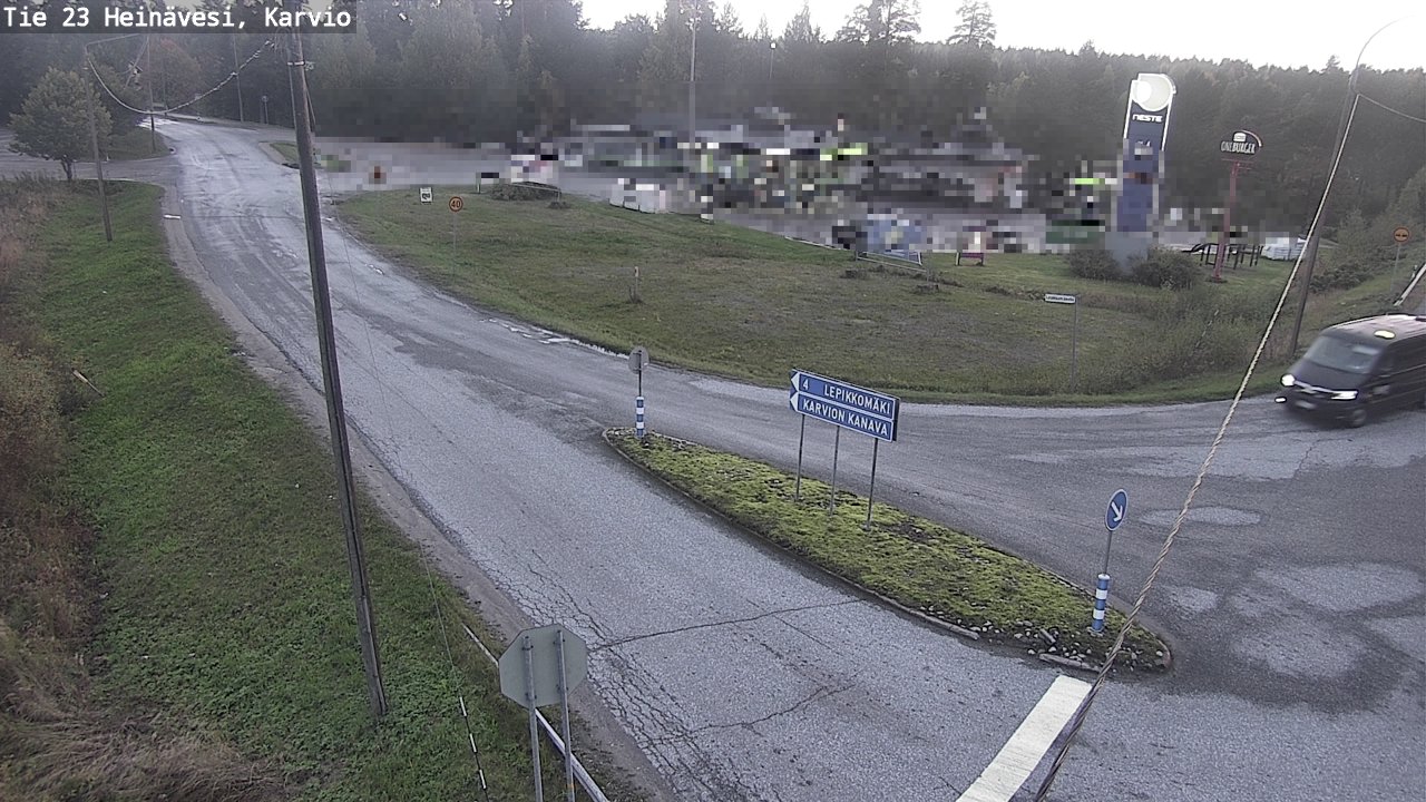 Weather Camera Image Road 23 Heinävesi, Karvio, Heinävesi, Pohjois-Karjala