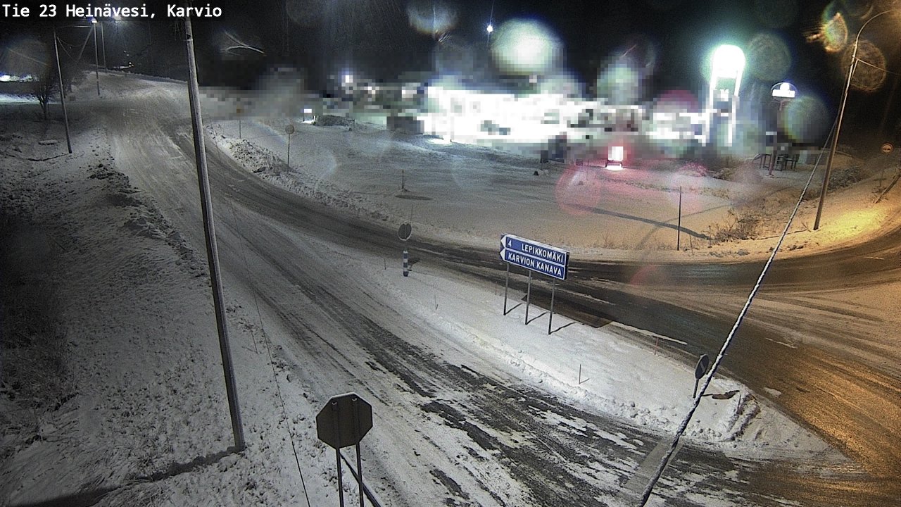 Weather Camera Image Väg 23 Heinävesi, Karvio, Heinävesi, Pohjois-Karjala