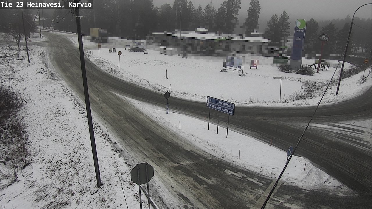 Weather Camera Image Väg 23 Heinävesi, Karvio, Heinävesi, Pohjois-Karjala