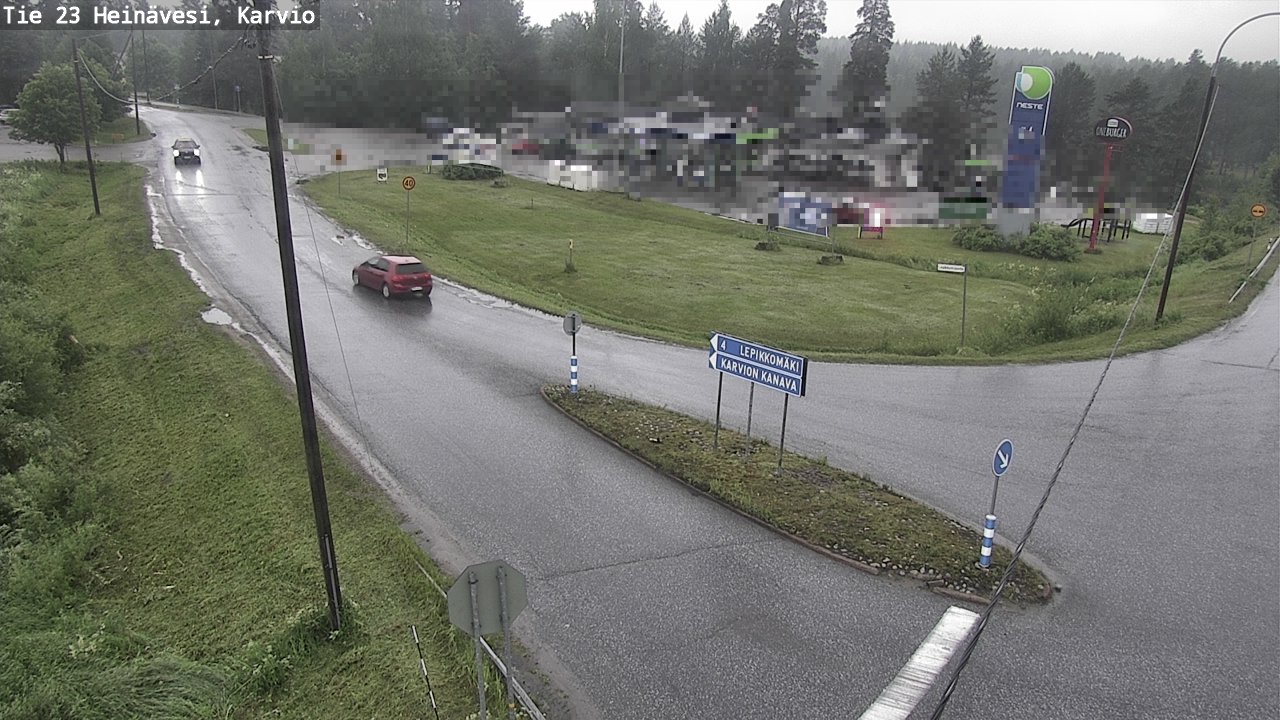 Weather Camera Image Road 23 Heinävesi, Karvio, Heinävesi, Pohjois-Karjala