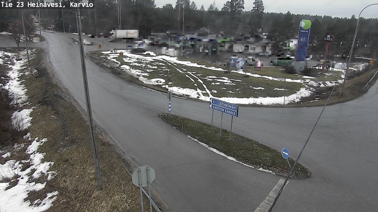 Kelikamerat Kuva Tie 23 Heinävesi, Karvio, Heinävesi, Pohjois-Karjala