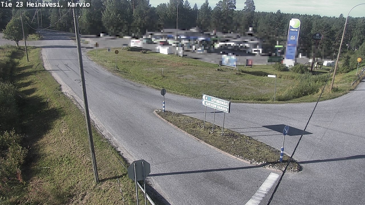 Weather Camera Image Road 23 Heinävesi, Karvio, Heinävesi, Pohjois-Karjala