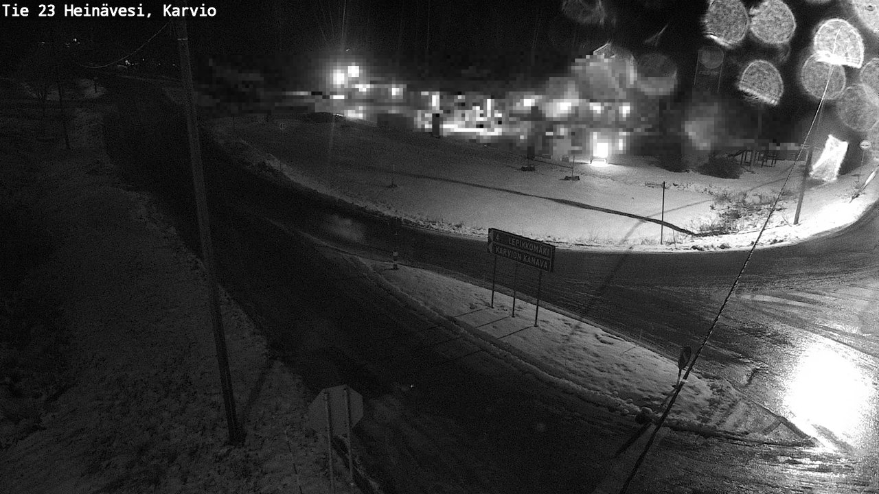 Weather Camera Image Väg 23 Heinävesi, Karvio, Heinävesi, Pohjois-Karjala