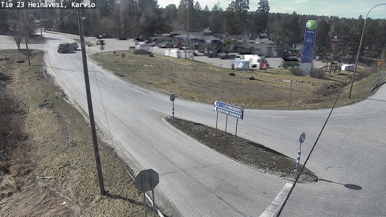 Weather Camera Image Road 23 Heinävesi, Karvio, Heinävesi, Pohjois-Karjala