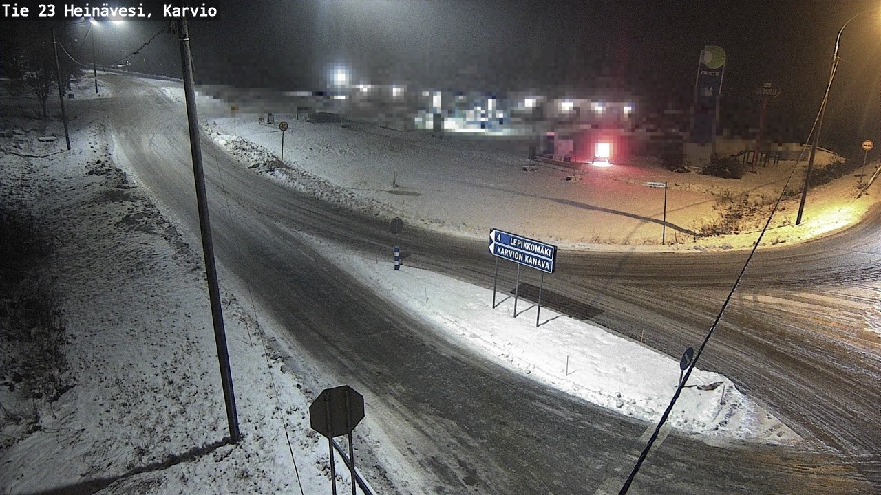 Weather Camera Image Väg 23 Heinävesi, Karvio, Heinävesi, Pohjois-Karjala