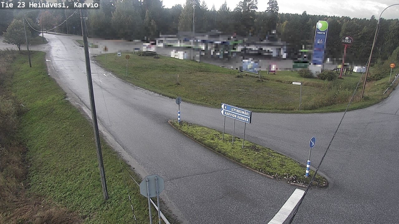 Weather Camera Image Road 23 Heinävesi, Karvio, Heinävesi, Pohjois-Karjala