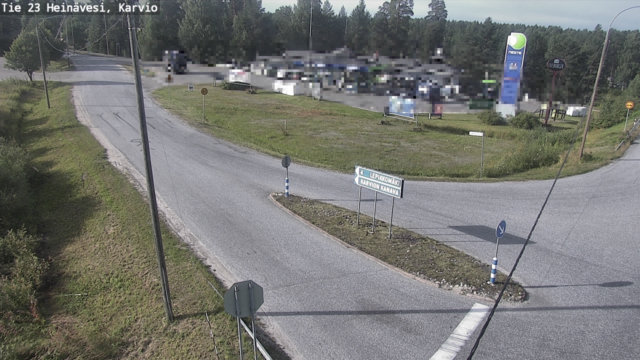 Weather Camera Image Road 23 Heinävesi, Karvio, Heinävesi, Pohjois-Karjala