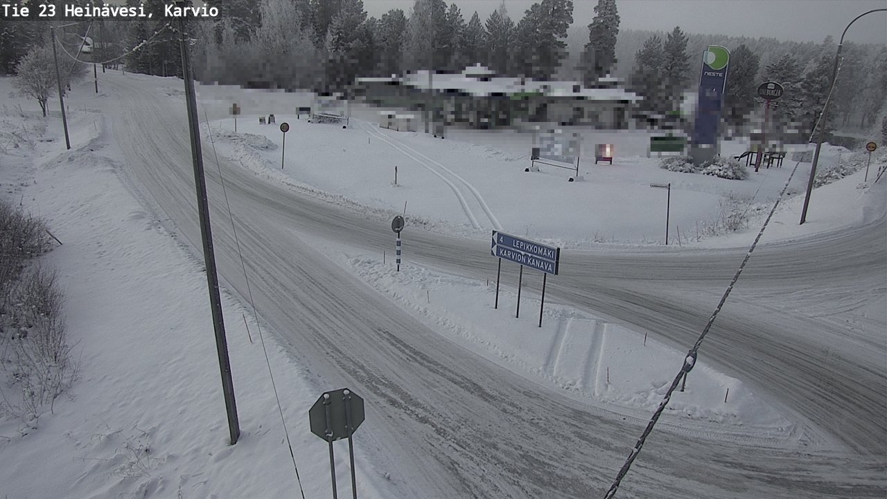 Weather Camera Image Road 23 Heinävesi, Karvio, Heinävesi, Pohjois-Karjala