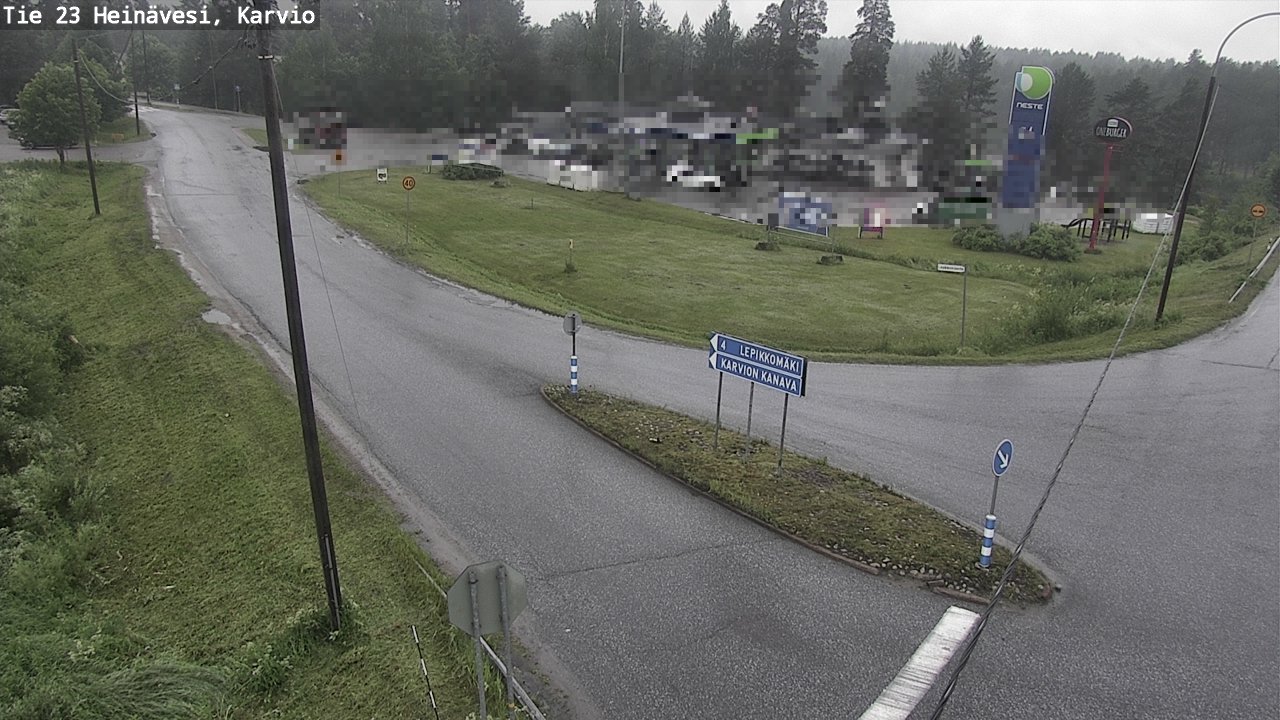 Weather Camera Image Road 23 Heinävesi, Karvio, Heinävesi, Pohjois-Karjala