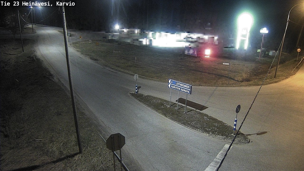 Weather Camera Image Road 23 Heinävesi, Karvio, Heinävesi, Pohjois-Karjala