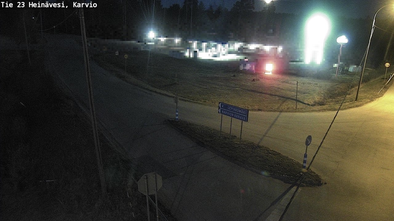 Weather Camera Image Road 23 Heinävesi, Karvio, Heinävesi, Pohjois-Karjala