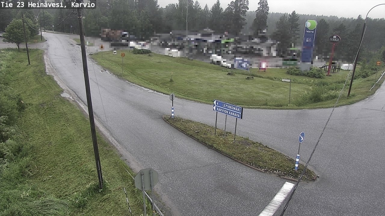Weather Camera Image Road 23 Heinävesi, Karvio, Heinävesi, Pohjois-Karjala