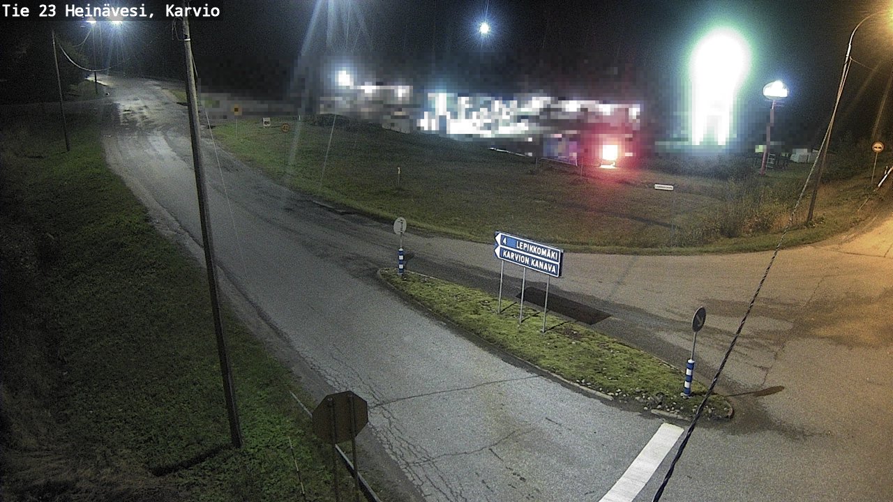 Weather Camera Image Road 23 Heinävesi, Karvio, Heinävesi, Pohjois-Karjala
