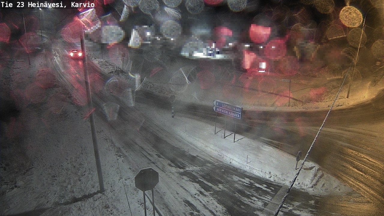 Weather Camera Image Väg 23 Heinävesi, Karvio, Heinävesi, Pohjois-Karjala