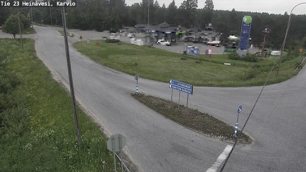 Kelikamerat Kuva Tie 23 Heinävesi, Karvio, Heinävesi, Pohjois-Karjala
