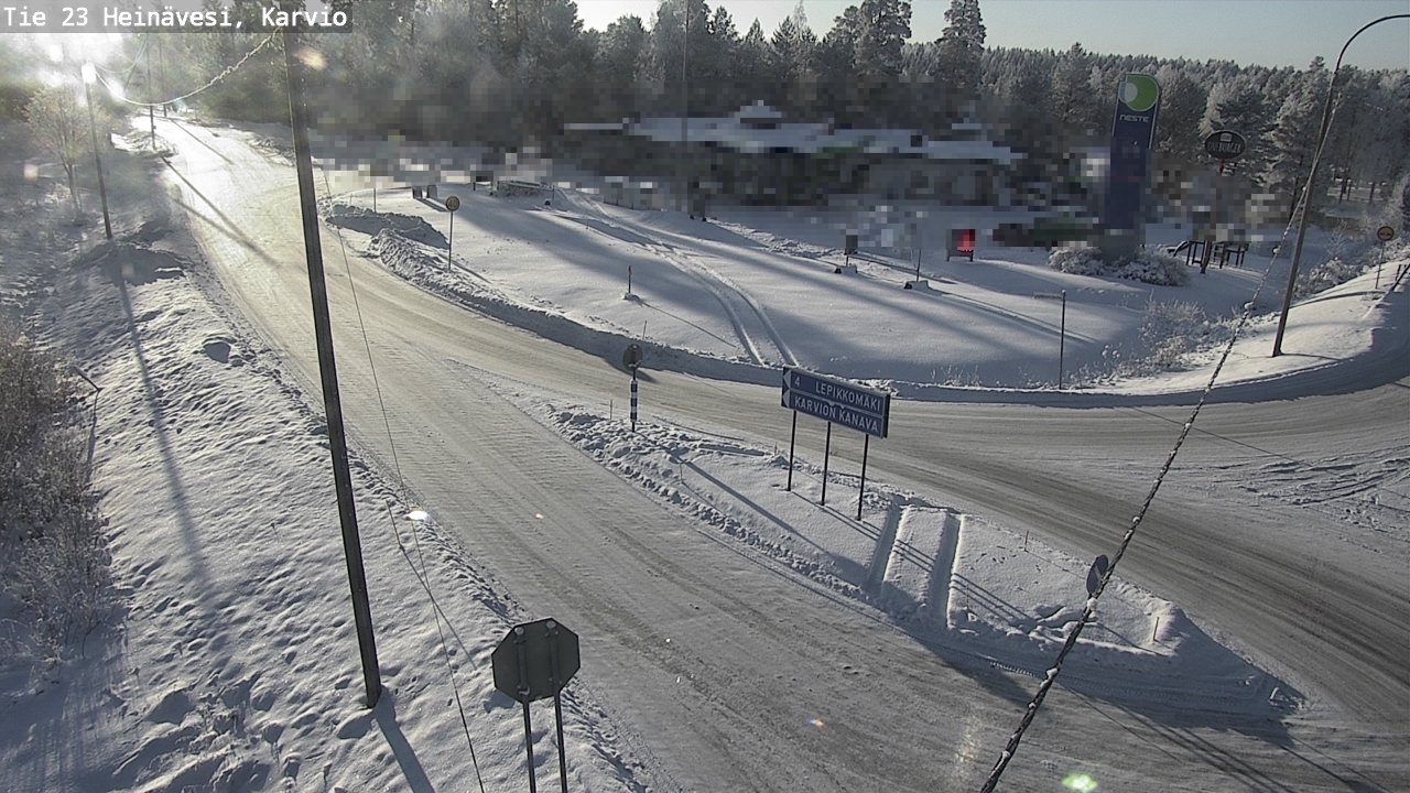 Weather Camera Image Road 23 Heinävesi, Karvio, Heinävesi, Pohjois-Karjala
