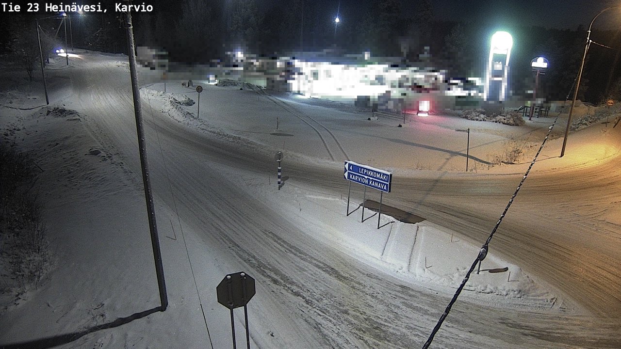 Weather Camera Image Road 23 Heinävesi, Karvio, Heinävesi, Pohjois-Karjala