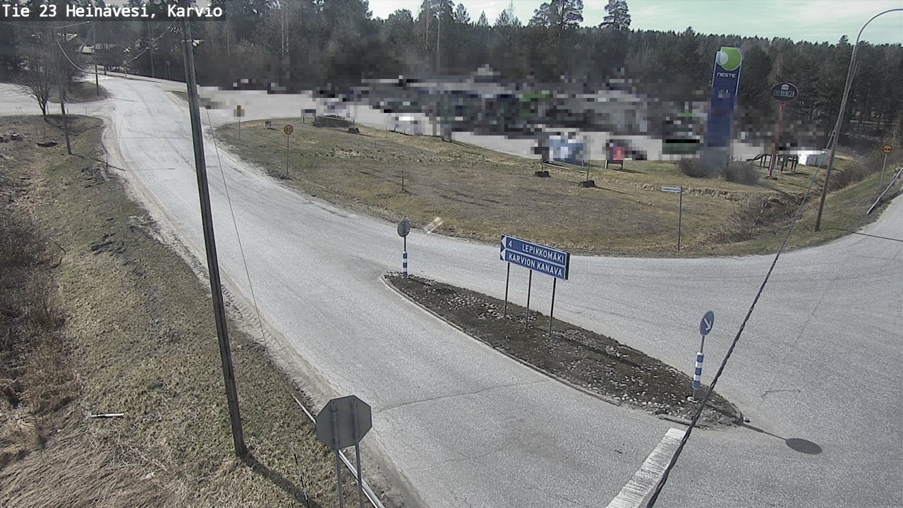Weather Camera Image Road 23 Heinävesi, Karvio, Heinävesi, Pohjois-Karjala
