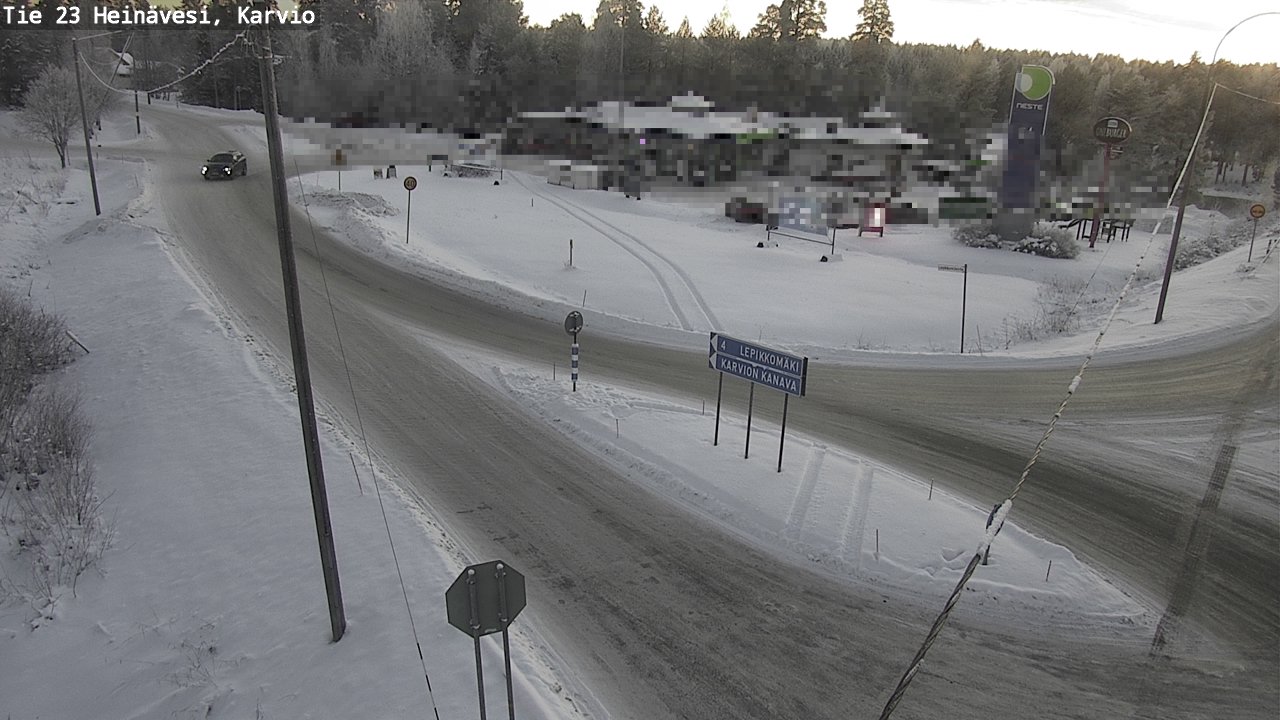 Kelikamerat Kuva Tie 23 Heinävesi, Karvio, Heinävesi, Pohjois-Karjala