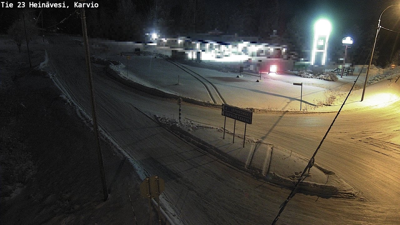 Weather Camera Image Road 23 Heinävesi, Karvio, Heinävesi, Pohjois-Karjala