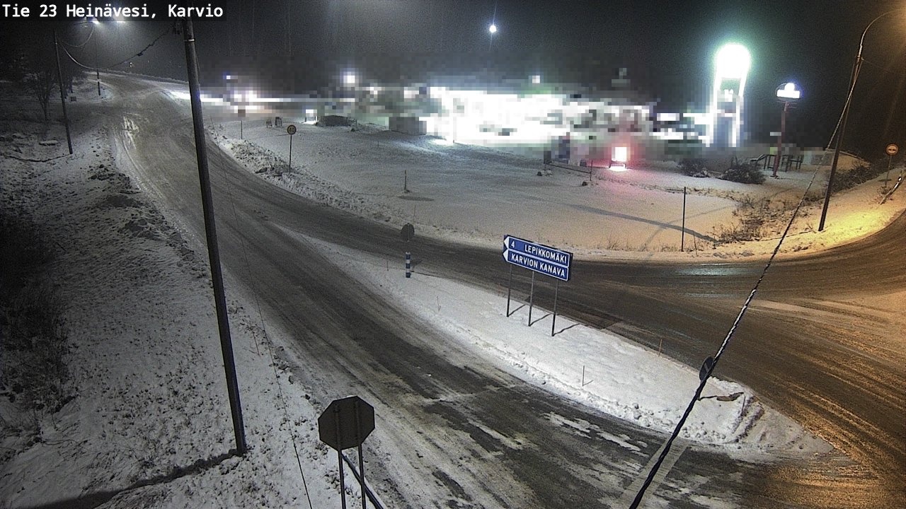 Weather Camera Image Väg 23 Heinävesi, Karvio, Heinävesi, Pohjois-Karjala