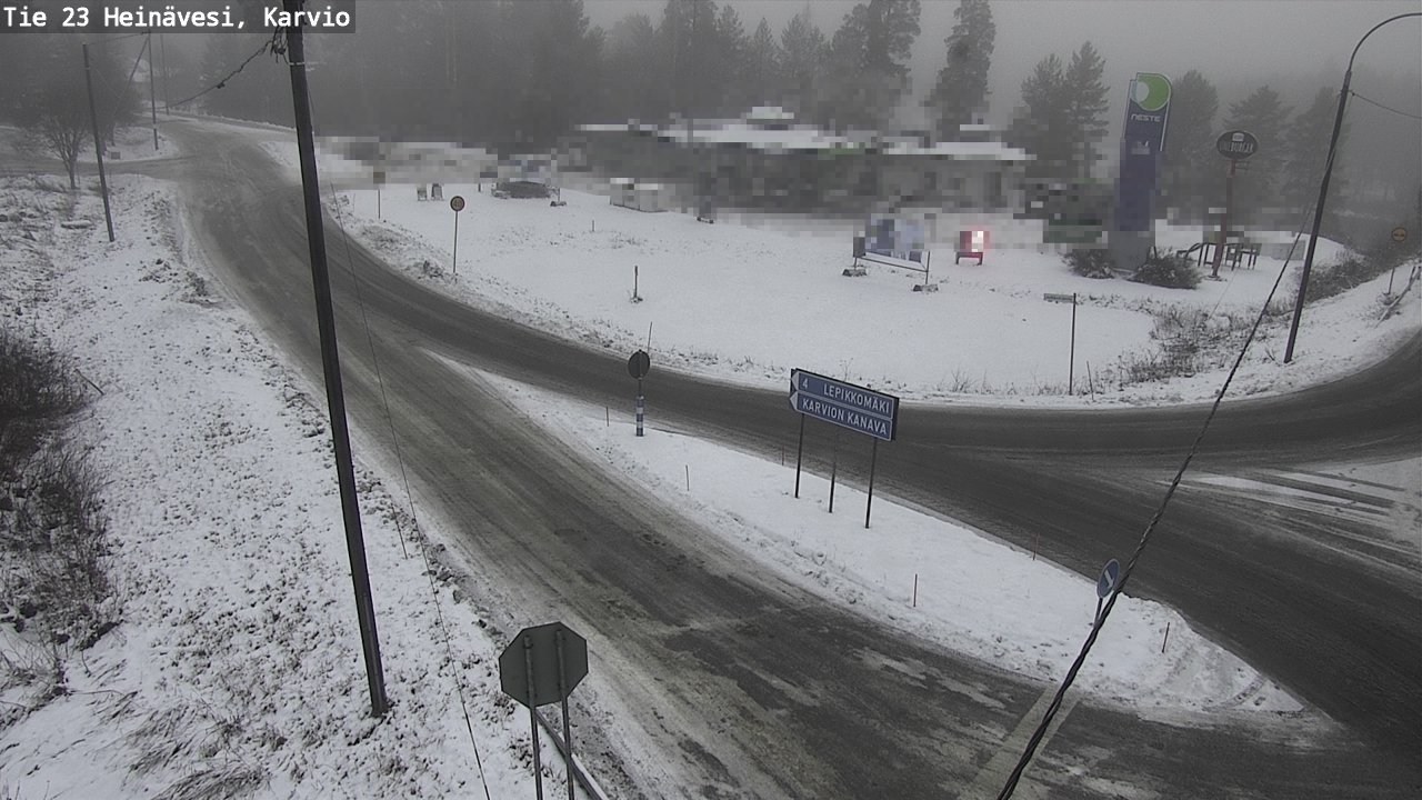 Weather Camera Image Väg 23 Heinävesi, Karvio, Heinävesi, Pohjois-Karjala