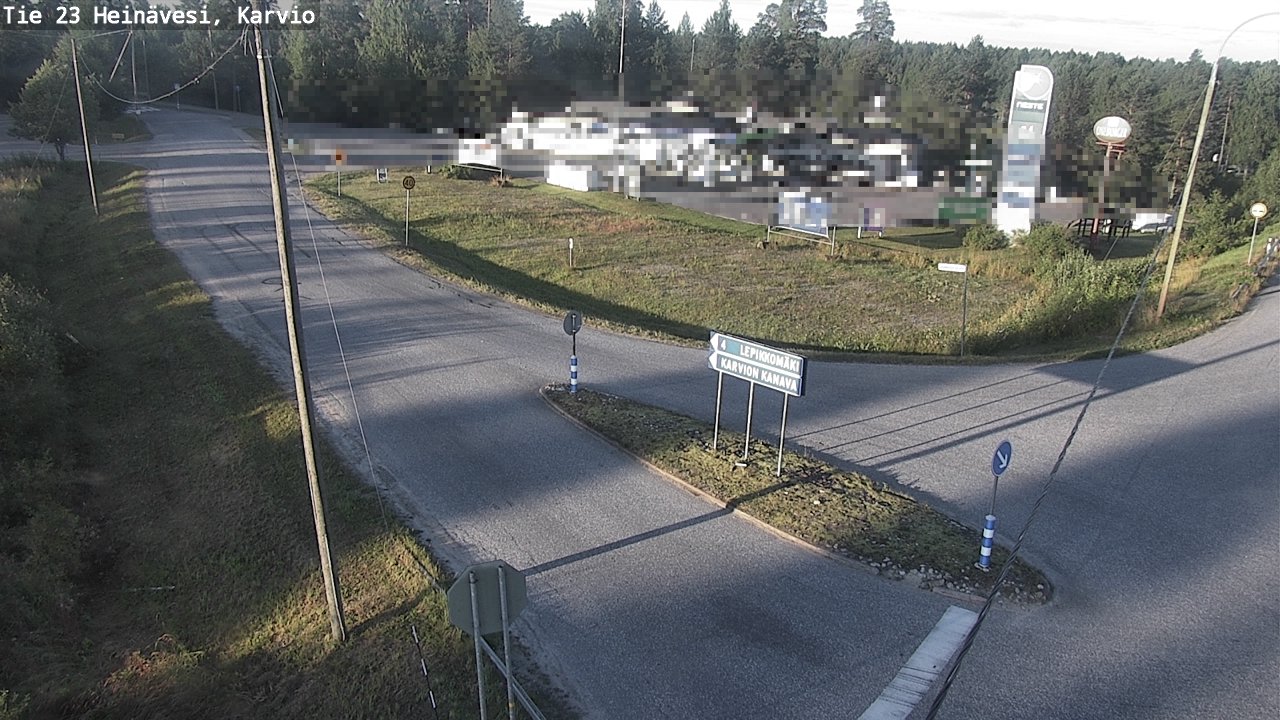 Weather Camera Image Road 23 Heinävesi, Karvio, Heinävesi, Pohjois-Karjala