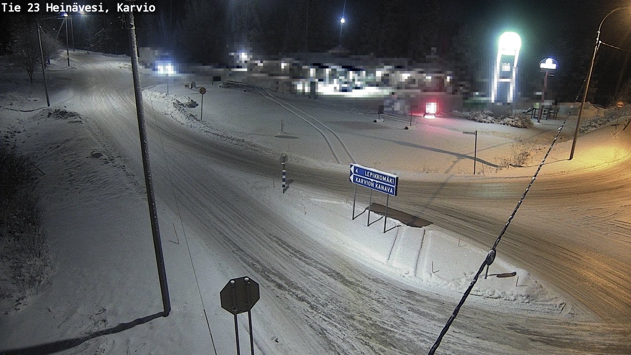 Weather Camera Image Road 23 Heinävesi, Karvio, Heinävesi, Pohjois-Karjala