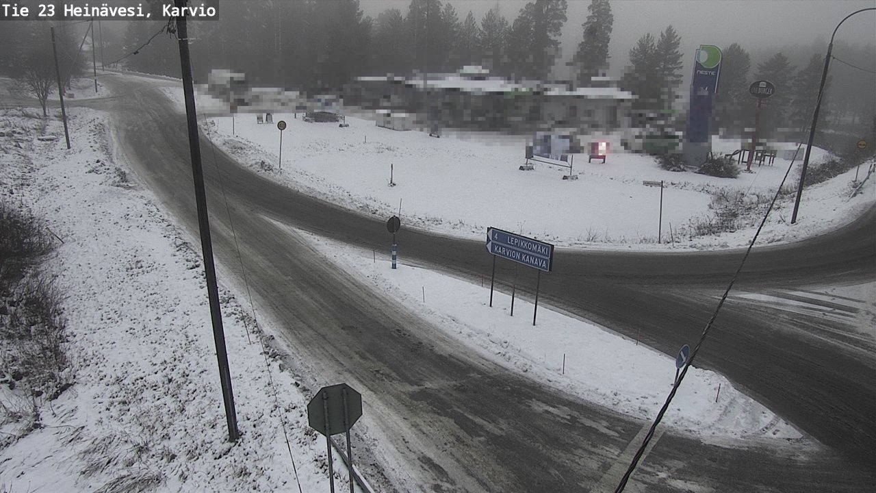 Weather Camera Image Väg 23 Heinävesi, Karvio, Heinävesi, Pohjois-Karjala