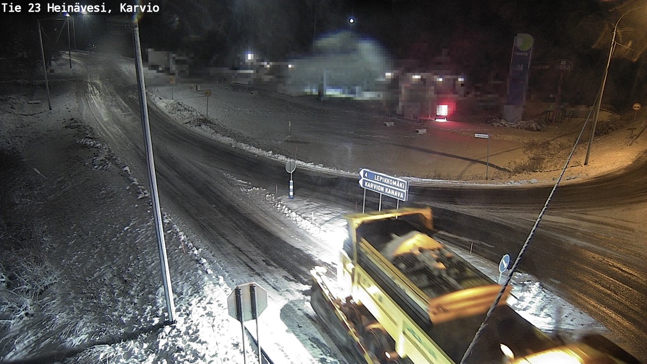 Weather Camera Image Väg 23 Heinävesi, Karvio, Heinävesi, Pohjois-Karjala