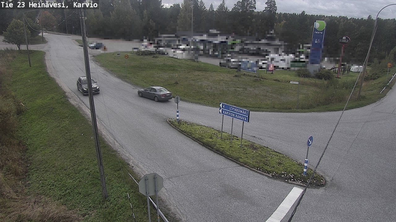 Weather Camera Image Road 23 Heinävesi, Karvio, Heinävesi, Pohjois-Karjala