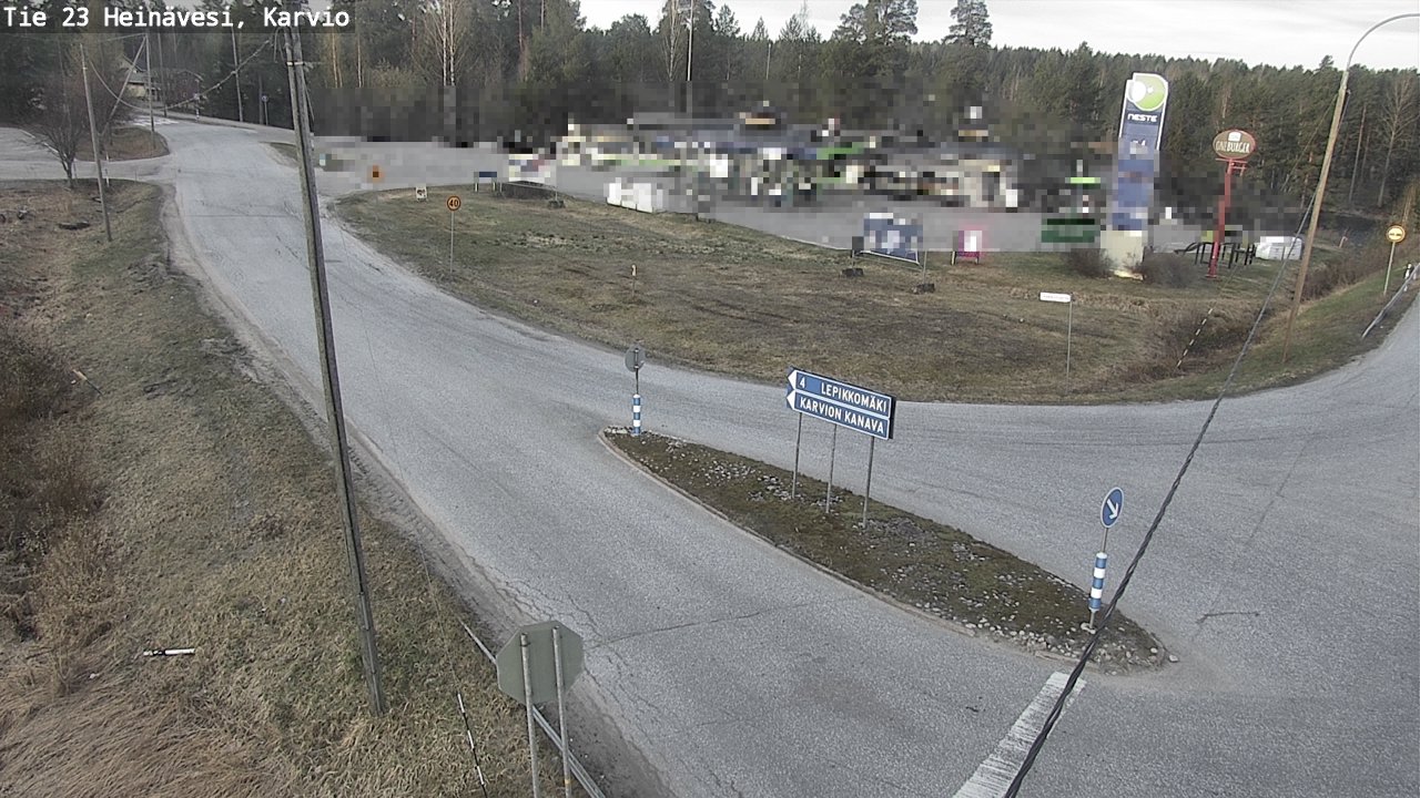 Weather Camera Image Väg 23 Heinävesi, Karvio, Heinävesi, Pohjois-Karjala