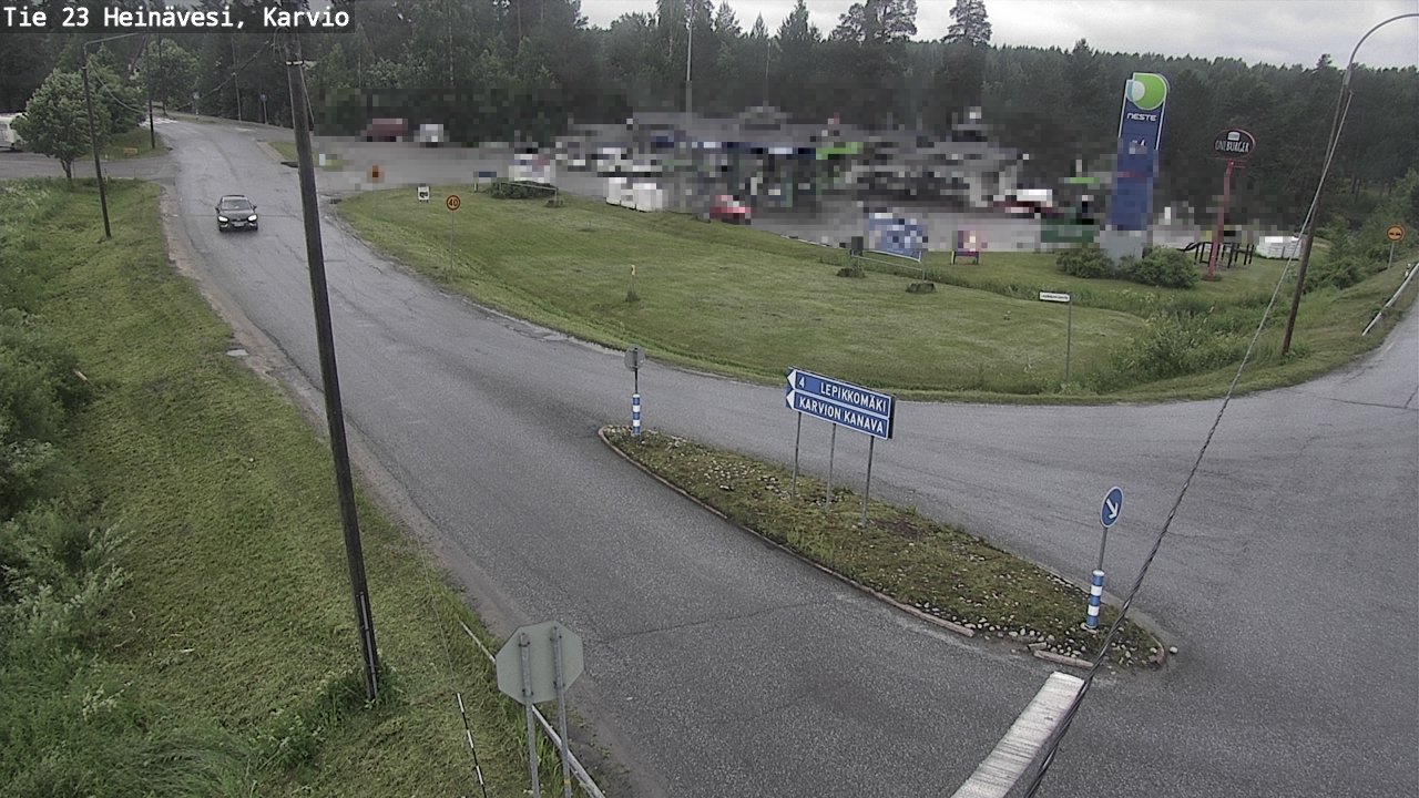 Weather Camera Image Väg 23 Heinävesi, Karvio, Heinävesi, Pohjois-Karjala