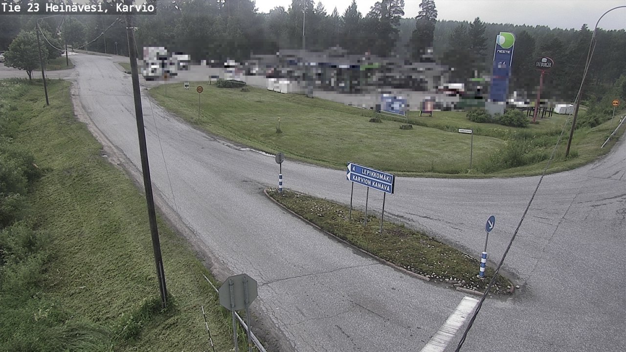 Weather Camera Image Road 23 Heinävesi, Karvio, Heinävesi, Pohjois-Karjala
