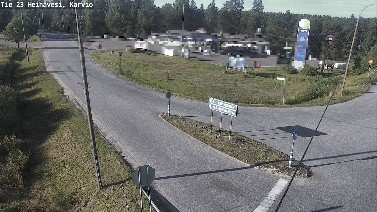 Weather Camera Image Väg 23 Heinävesi, Karvio, Heinävesi, Pohjois-Karjala