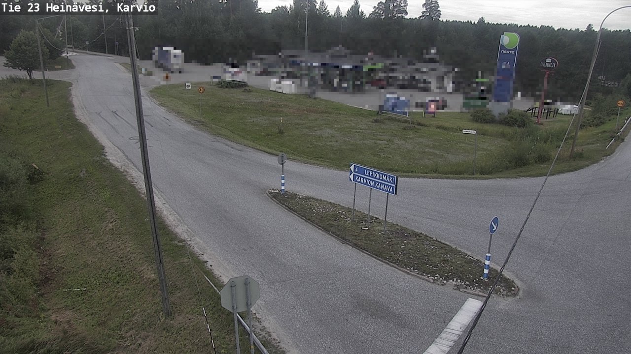 Weather Camera Image Road 23 Heinävesi, Karvio, Heinävesi, Pohjois-Karjala