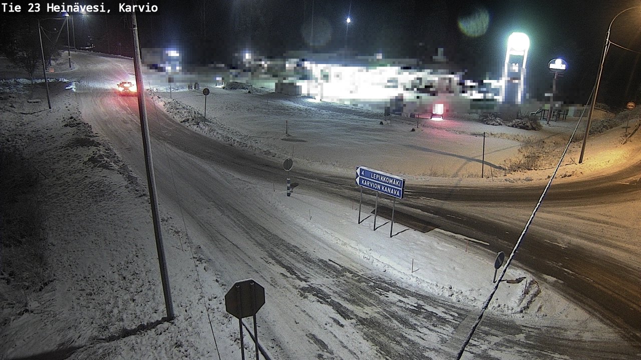 Weather Camera Image Väg 23 Heinävesi, Karvio, Heinävesi, Pohjois-Karjala