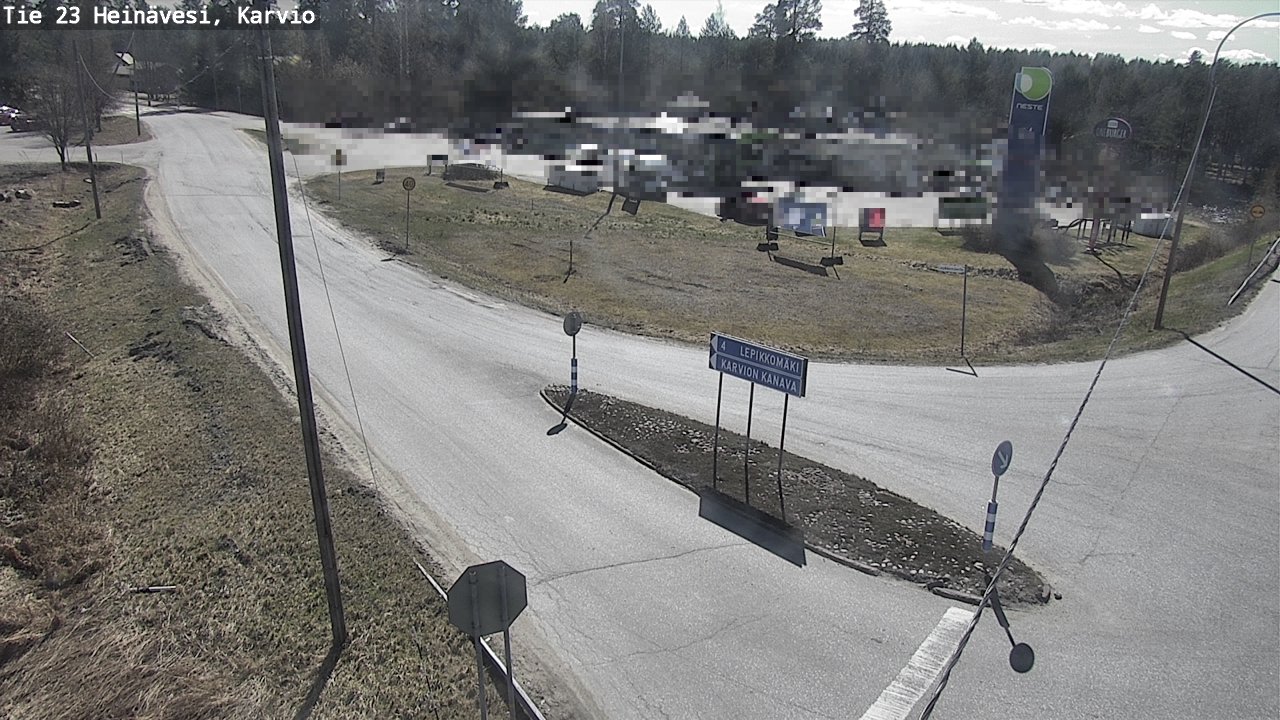 Weather Camera Image Road 23 Heinävesi, Karvio, Heinävesi, Pohjois-Karjala