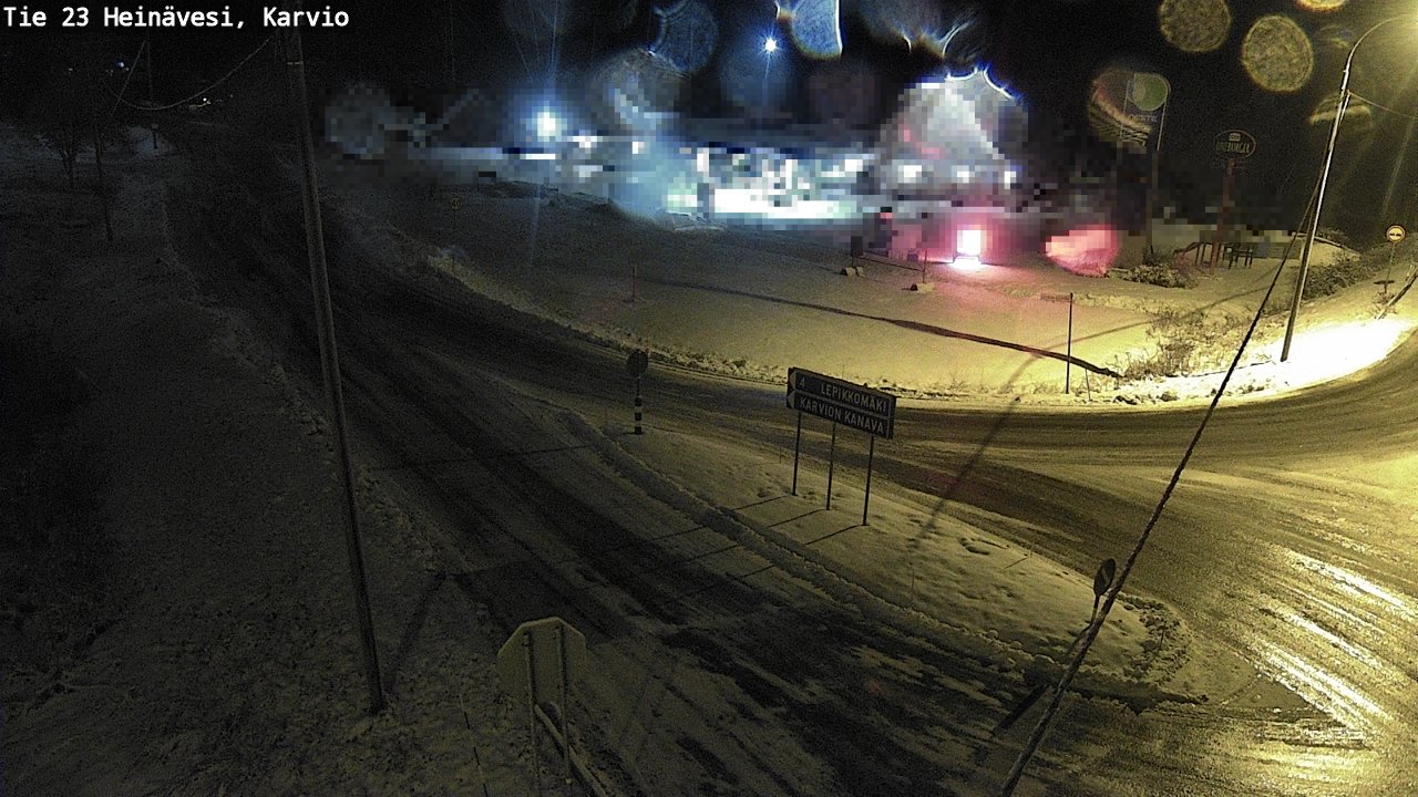 Weather Camera Image Väg 23 Heinävesi, Karvio, Heinävesi, Pohjois-Karjala
