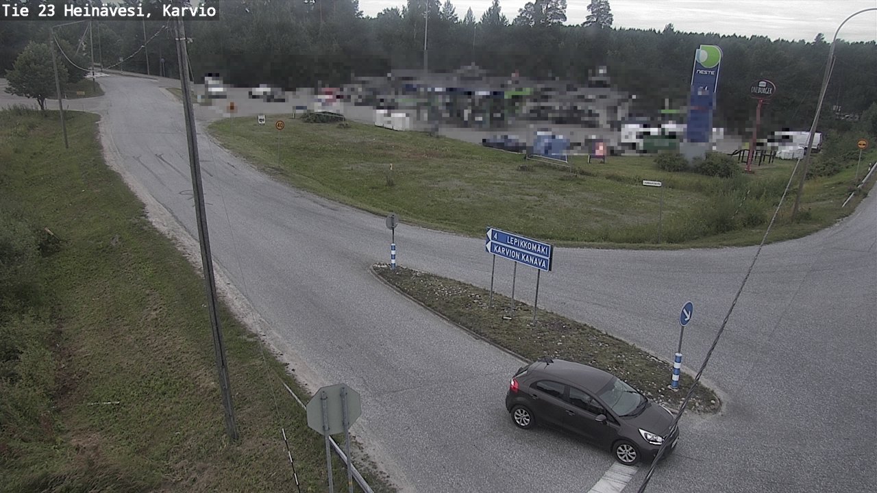 Weather Camera Image Road 23 Heinävesi, Karvio, Heinävesi, Pohjois-Karjala