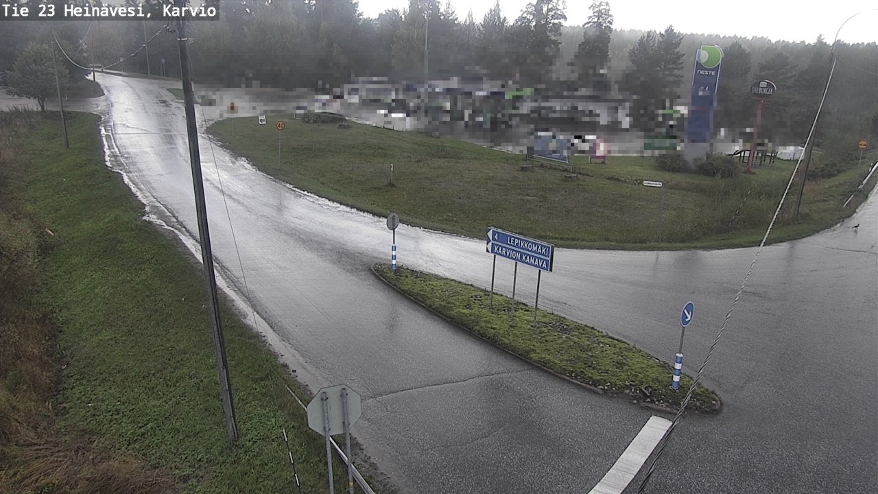 Weather Camera Image Road 23 Heinävesi, Karvio, Heinävesi, Pohjois-Karjala