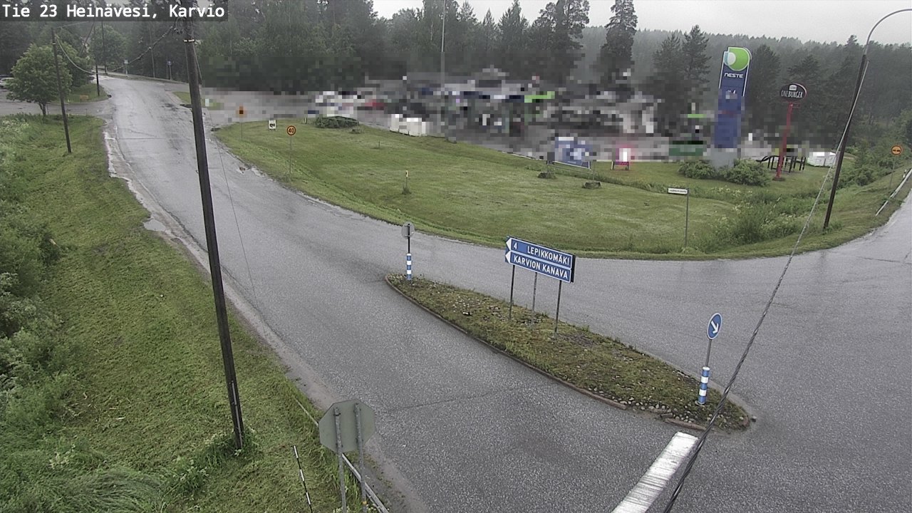 Weather Camera Image Road 23 Heinävesi, Karvio, Heinävesi, Pohjois-Karjala