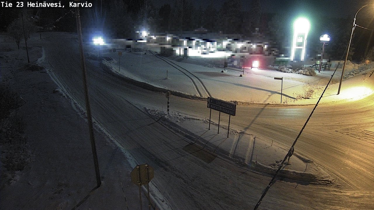 Weather Camera Image Väg 23 Heinävesi, Karvio, Heinävesi, Pohjois-Karjala