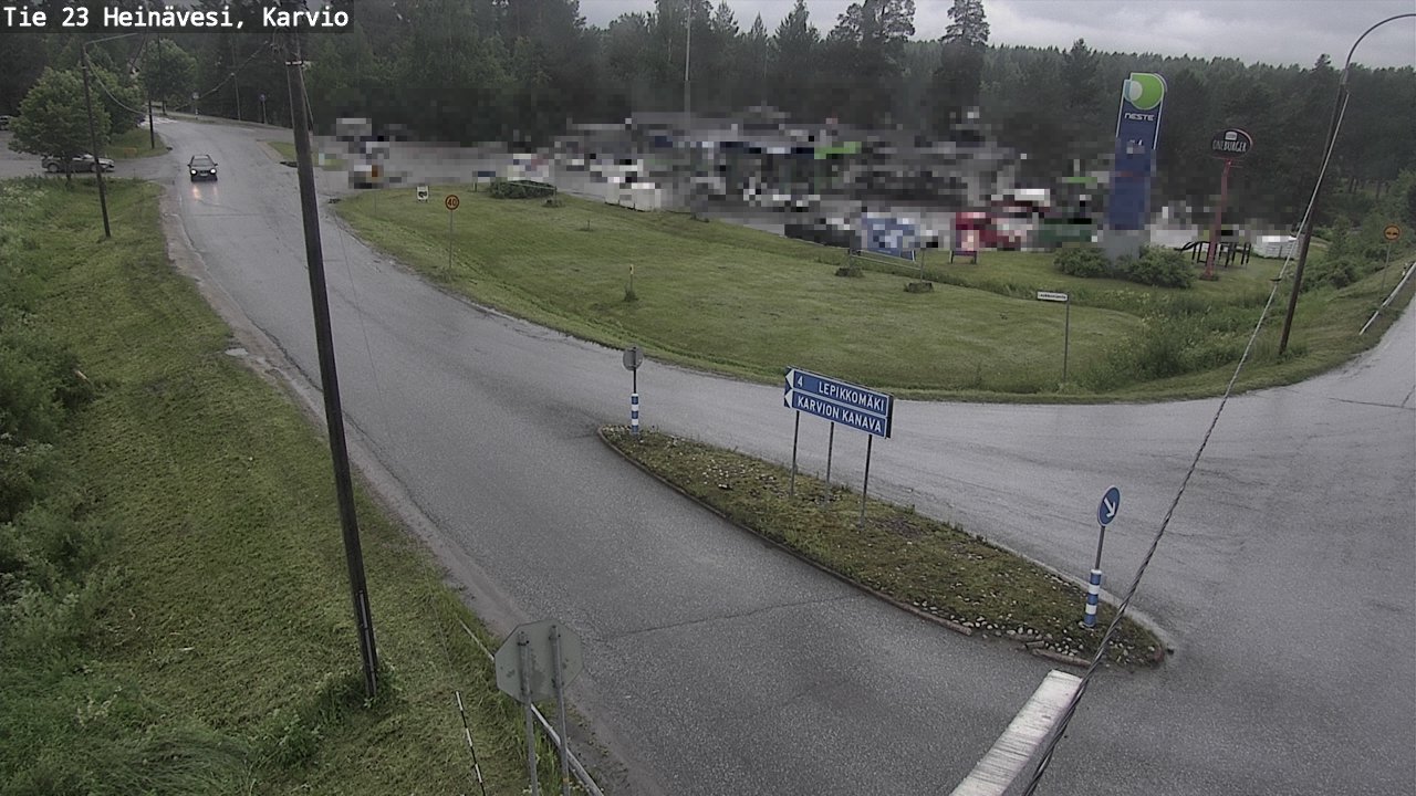 Weather Camera Image Road 23 Heinävesi, Karvio, Heinävesi, Pohjois-Karjala