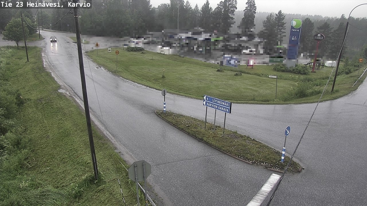 Weather Camera Image Road 23 Heinävesi, Karvio, Heinävesi, Pohjois-Karjala
