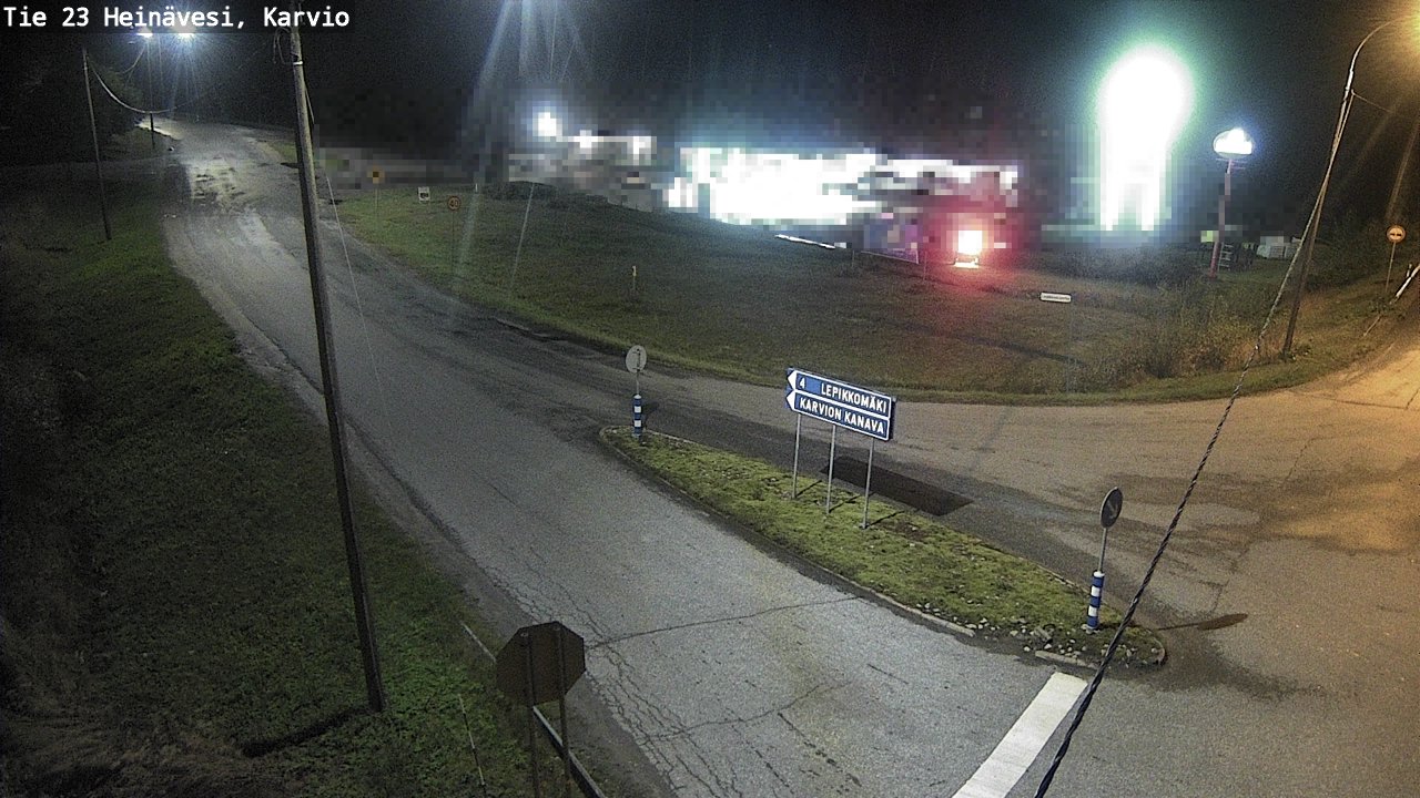 Weather Camera Image Road 23 Heinävesi, Karvio, Heinävesi, Pohjois-Karjala