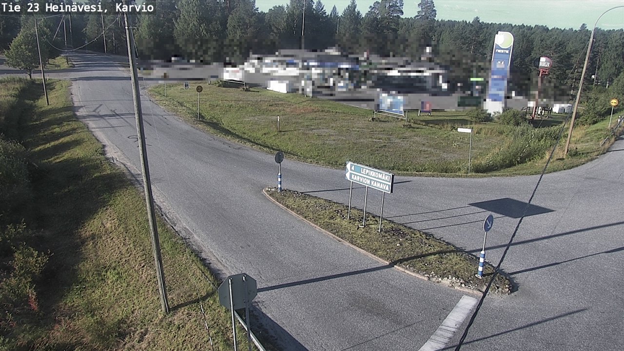 Weather Camera Image Road 23 Heinävesi, Karvio, Heinävesi, Pohjois-Karjala